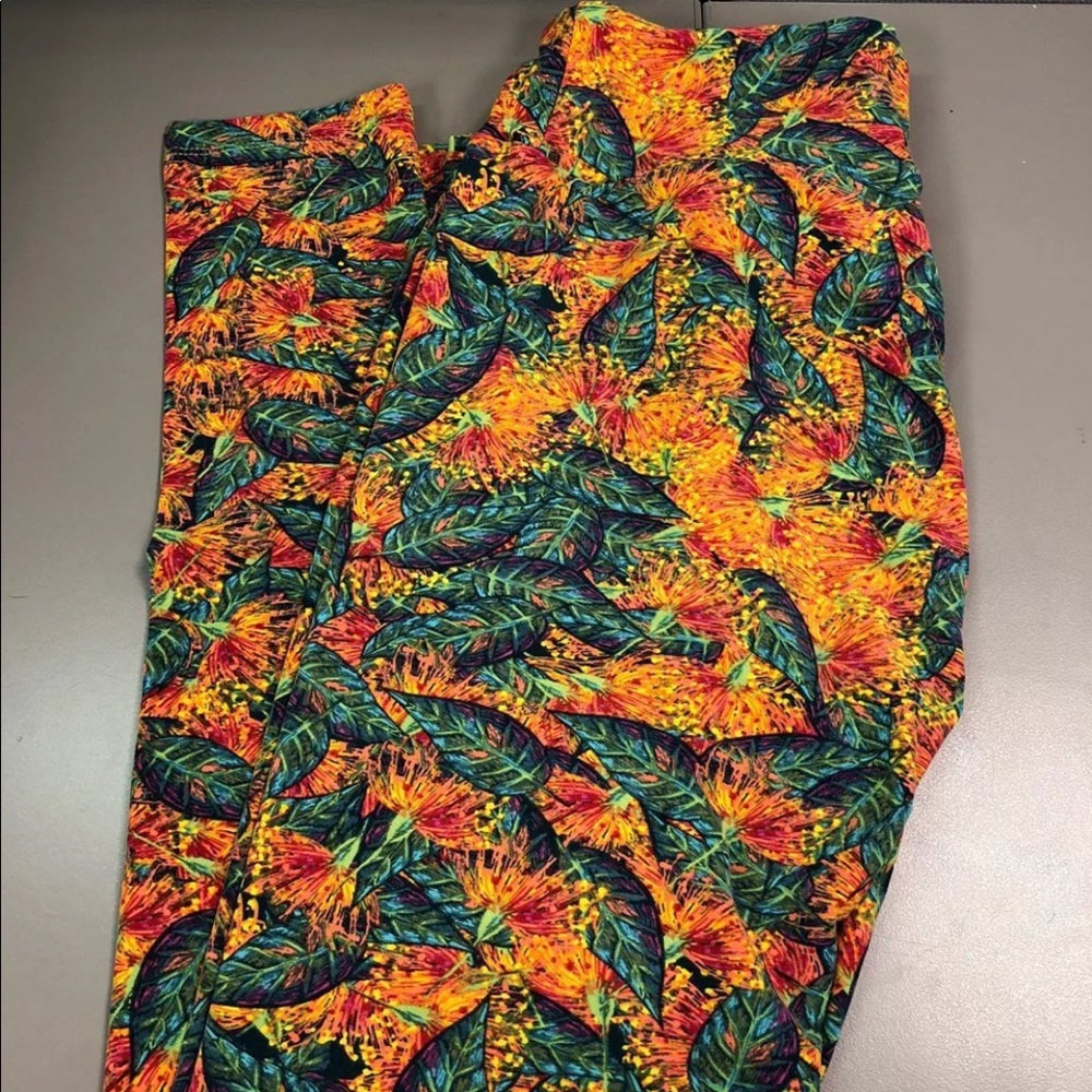 NWT OS Bright Colorful LuLaRoe Leggings